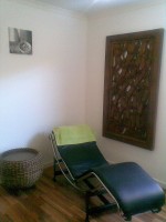 Client chair for ultimate reflexology and pedicure pampering